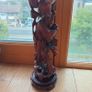 Antique Chinese RoseWood Carving 18 inches. Image 8