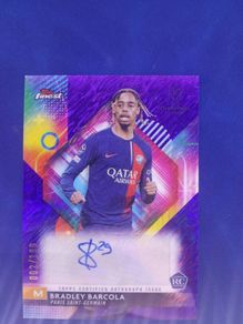 2023/24 Topps Finest Bradley Barcola Auto #/199