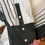 SIR. Garden Stripe 100% Silk Shirt & Trousers Set UK 10/12 Image 4