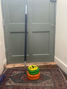 barbell and weight set