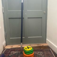 barbell and weight set