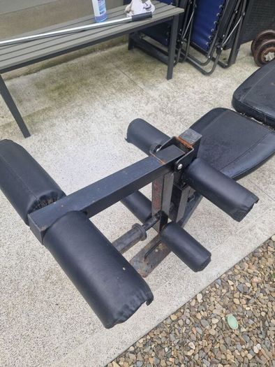 Gym Bench and Preacher Curl