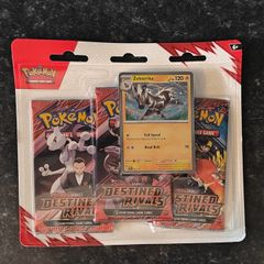 FREE Tracked Shipping. Pokemon Destined Rivals 3-Pack blister (Zebstrika)