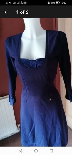 beautiful new designer Karen Millen purple dress