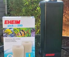Eheim Pickup 200 Internal Filter + 2 New Sponges