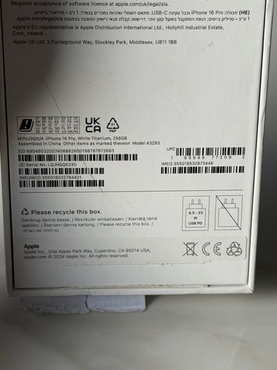 Iphone 16 Pro 256gb Mint Condition
