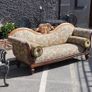 Victorian Carved Oak Settee Image 2