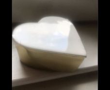 Heart Shaped Brass jewellery box