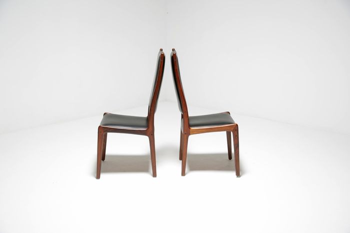 Vintage Danish Rosewood Dining Chairs by Johannes Andersen for Mogens Kold