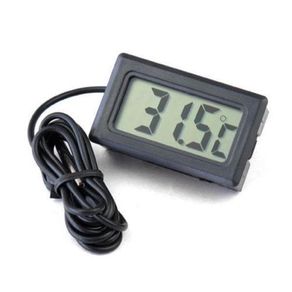 Digital LCD Screen Thermometer Refrigerator Fridge Freezer Aquarium FISH TANK Temperature -50 110C Indoor Temperature Meter Monitor