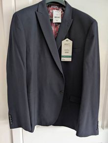Navy Suit Jacket - Next - 52L