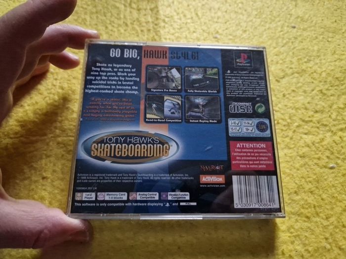 Tony Hanks Skateboarding PlayStation1 ps1 PlayStation2 ps2 games Original