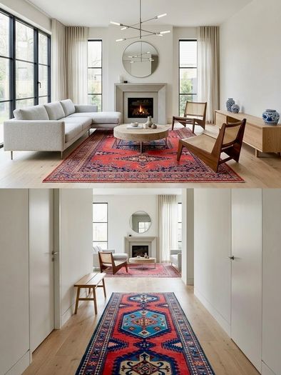 Fabulous XL Persian Wiss Rug and matching Runner