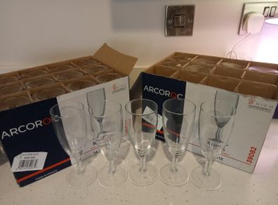 23 Champagne Glasses (145ml)