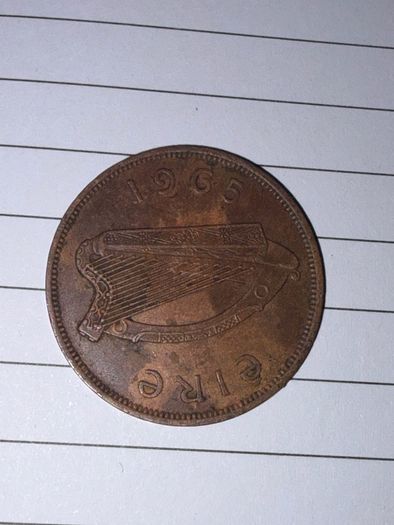1965 Irish Pre Decimal Penny Coin