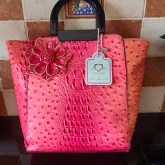 Move & Moda Neon Fuschia handbag