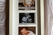 New baby photo scan frame