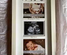 New baby photo scan frame