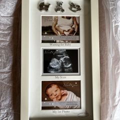 New baby photo scan frame