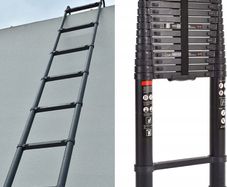 Telescopic Ladder Many Heights and Sizes