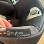 Cybex cloud T I-size in sepia black plus fabric. Image 6