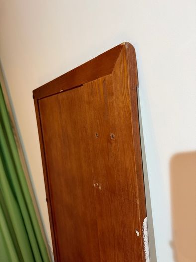 wooden mirror