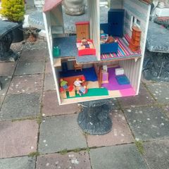Large handmade dolls house