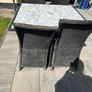 Table and 4 chairs in need of work free Image 5