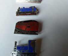 Four Trains, Lapel Pin/ Badges/Brooches