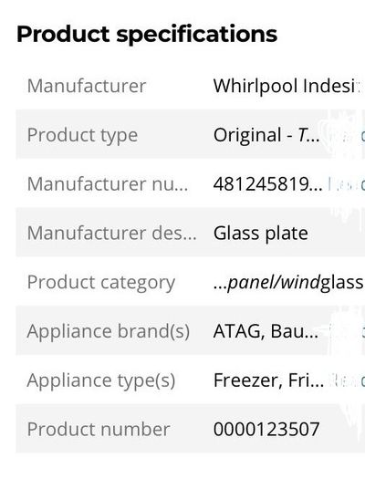 Whirpool Indesit 481245819179