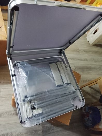 Foldable table with stools/ Folding Table Set with 4 Foldable Stools/ Foldable table/ Table set, Portable Camping, Picnic, Party, BBQ, Indoor/Outdoor