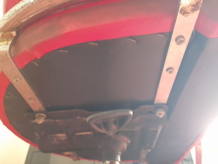 Red Leather Swivel Chair/s