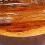 Coffee Table Bowl-shaped with Steel Base Solid Reclaimed Wood Image 3