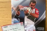2006 Ulster v The Borders - Celtic League Programme + Ticket