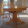 Oak Dining Table + 6 Chairs Image 3