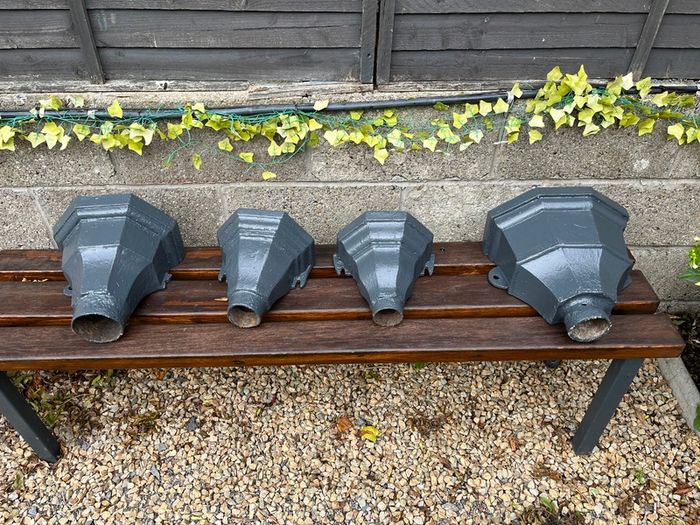 Cast iron Rainwater Hoppers.