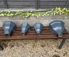 Cast iron Rainwater Hoppers.