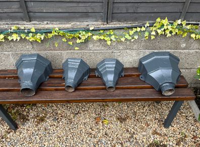 Cast iron Rainwater Hoppers.