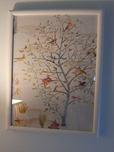 Woodland Themed Picture For Childs Nursery