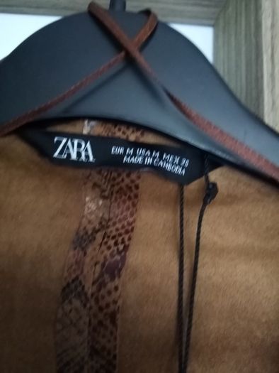 Zara python/snakeskin blazer & skort co-ordinate bnwt