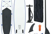 Stand Up Paddle Board Set SUP Surfboard Inflatable Blue and White