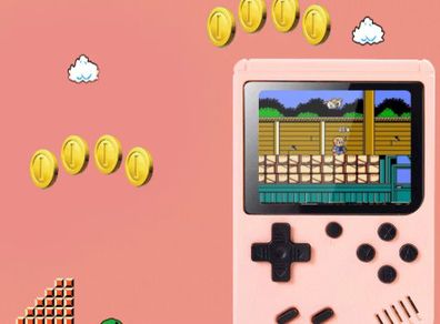 Game Box Console with Nintendo Games Black Edition