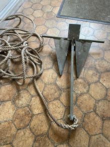 Anchor and rope