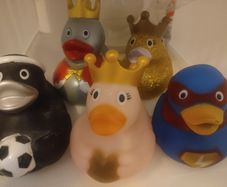 Plastic ducks