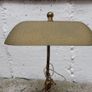 Vintage solid brass Table Desk lamp Metal top Image 2