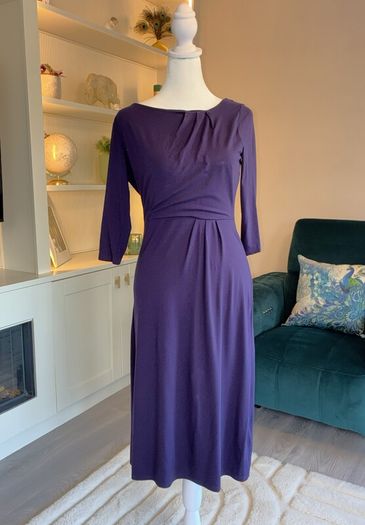 Brand-New Ladies Purple Dress from L.K. Bennett London. Size UK 8 / EU 36