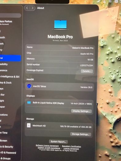 M3 pro MacBook Pro 14"