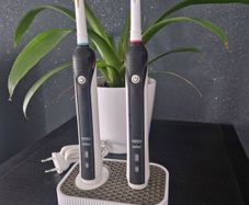 Electric Toothbrush Charging & Storage Stand 2 Toothbrush Holder