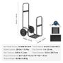 Firewood Log Cart 113kg with PU Wheels Image 7