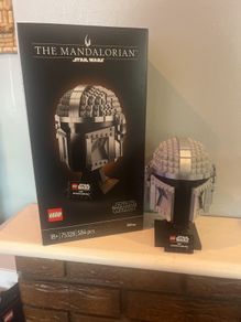 Lego Mandalorian helmet